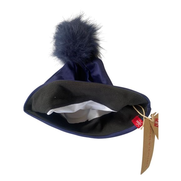 Krimson Klover Blue Pompom Beanie HAT Apres Ski removable Pom Nordic skis NWT main image 8